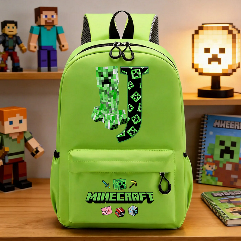 Anime Merchandise Bag - Miner Crafting Pixel Primary School Bag