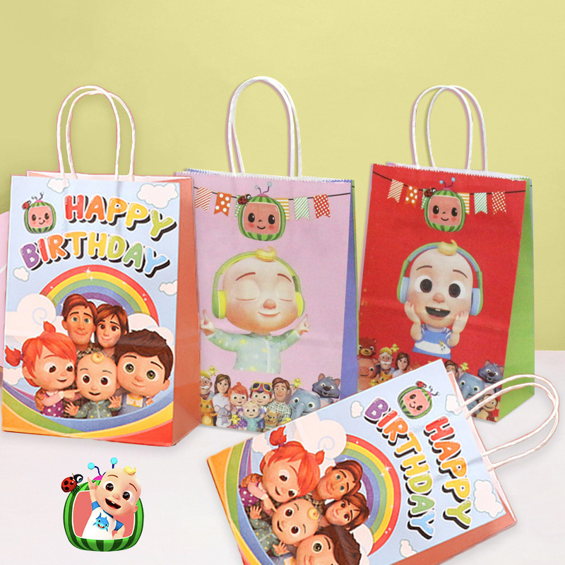 Anime Merchandise Bag - Cocomelons Party Gift Bag Set Cute