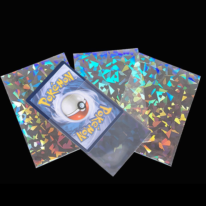 Collector Card Sleeve - 50pcs Soft Trading Laser Card Film