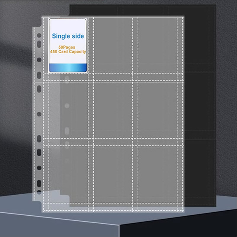 Collector Card Sleeve - 50 Pages 450 Pockets Single Side
