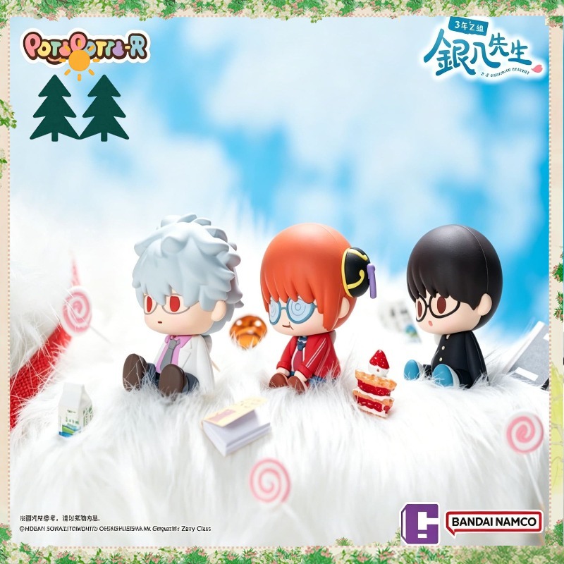 Figure Display Box - Original Gintama Class 3-Z Ginpachi-sensei Blind