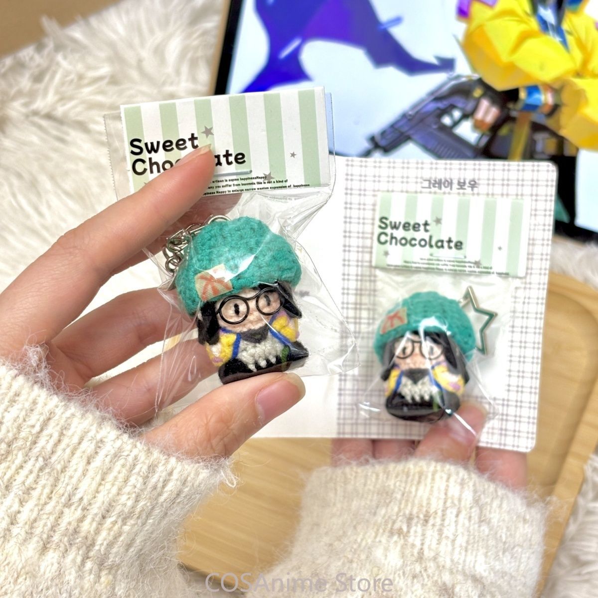 Anime Merchandise Bag - VALORANT Killjoy Game Cosplay Knit Body
