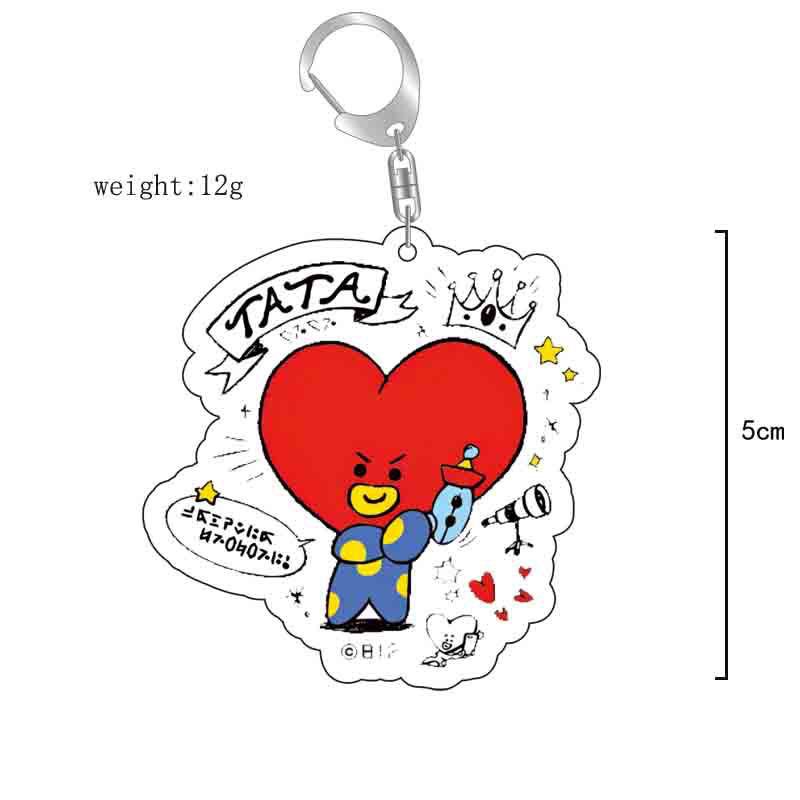BT21 anime cartoon cute acryli - огляд і ціна Anime Girl Merchandise
