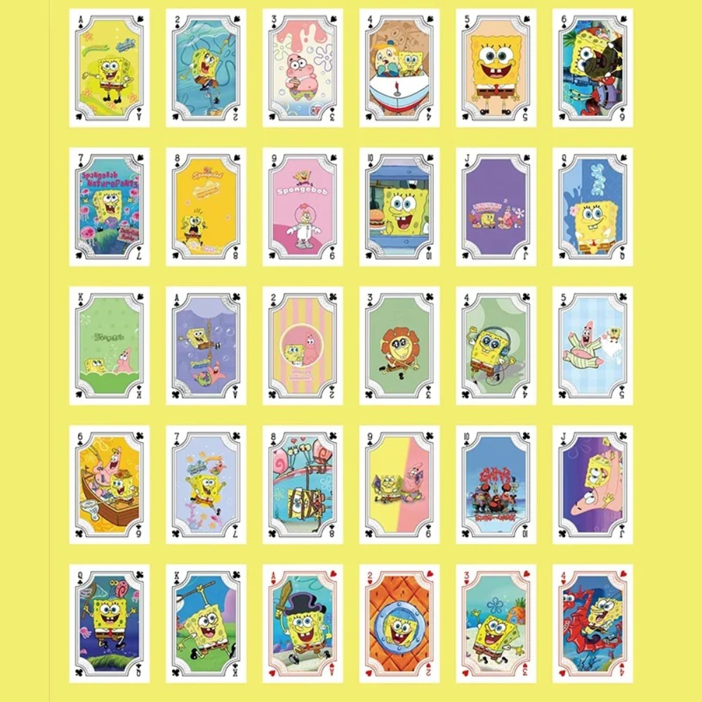 54Sheets/box SpongeBob Anime P - огляд і ціна Themed Playing Card