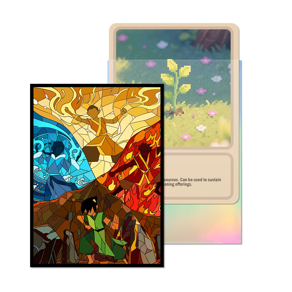 60PCS 66X91mm Holographic Stan - огляд і ціна Collector Card Sleeve