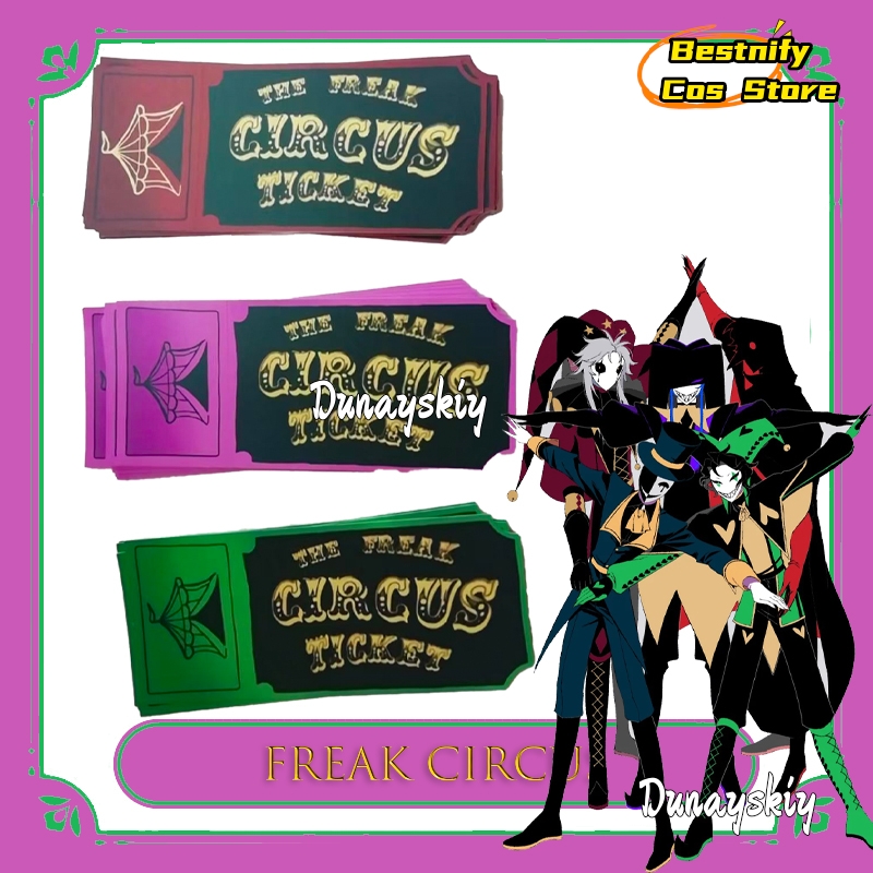 BFreak Circus Ticket Card Red  - огляд і ціна Anime Merchandise In Japanese
