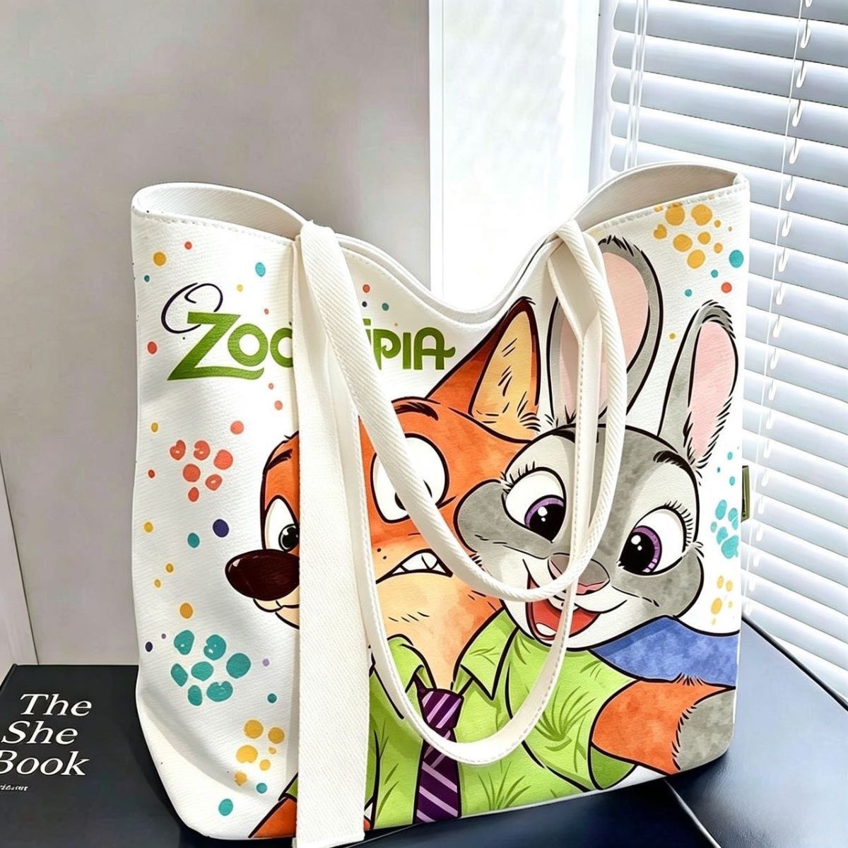 Zootopia Cartoon Canvas Tote B - огляд і ціна Anime Merchandise Bag