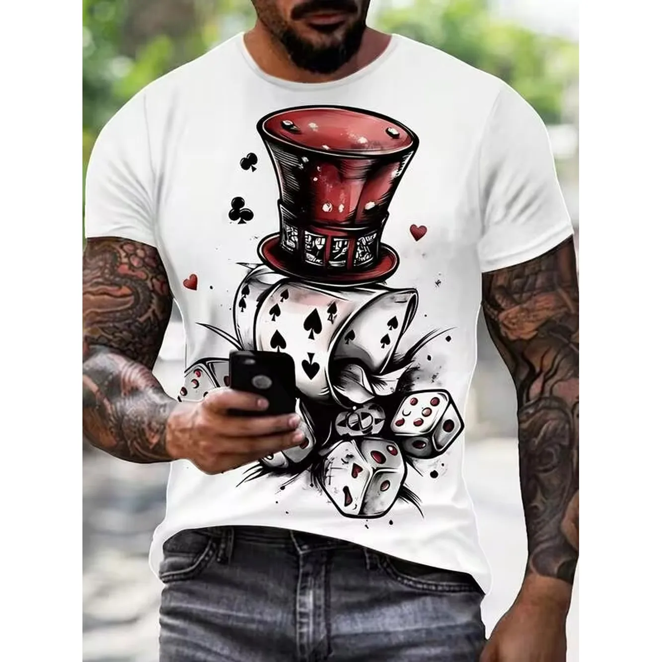 Men'S 3D Playing Cards Graphic - огляд і ціна Themed Playing Card