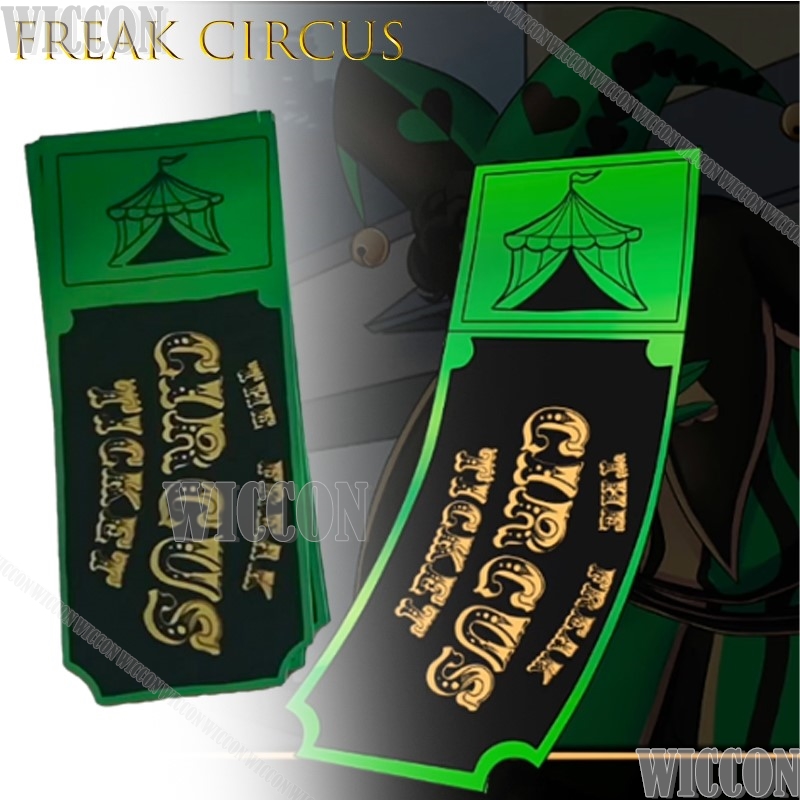 Freak Circus Ticket Card Red G - огляд і ціна Anime Merchandise In Japanese