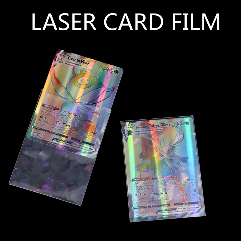 50pcs Soft Trading Laser Card  - огляд і ціна Collector Card Sleeve