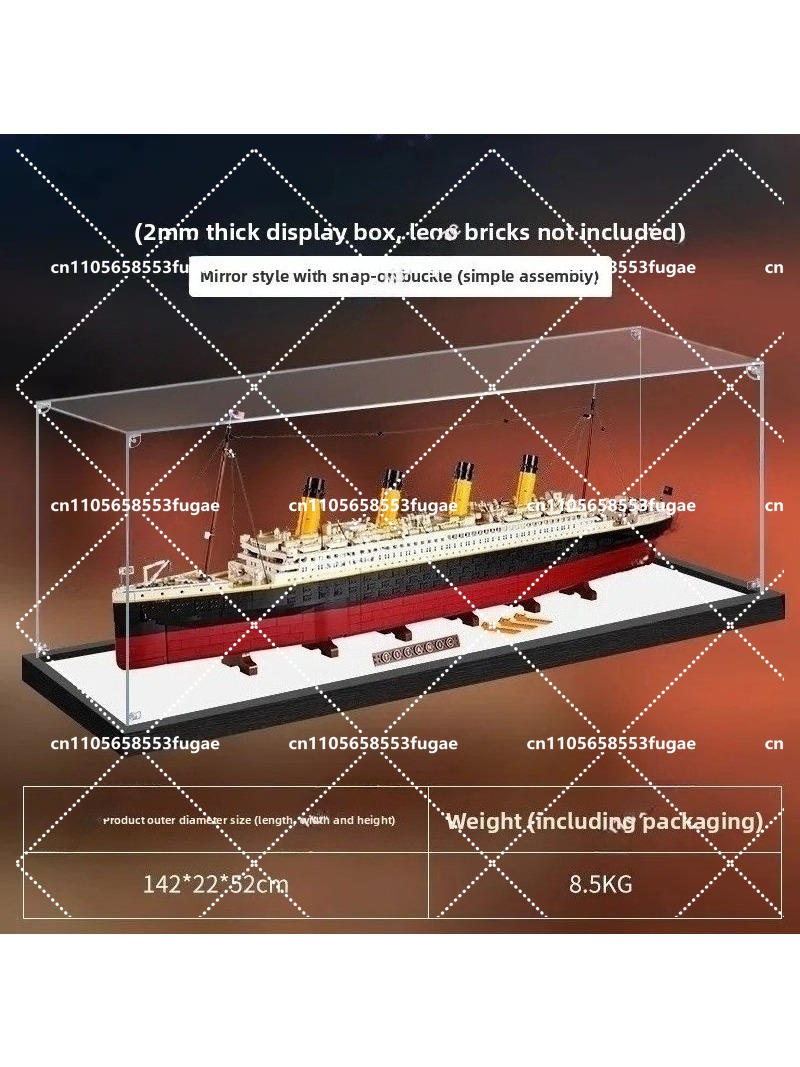 Suitable for 10294 Titanic mod - огляд і ціна Figure Display Box