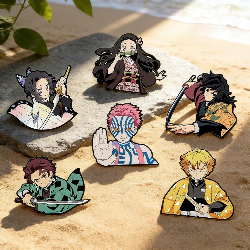 6pcs Demon Slayer Kimetsu No Y - огляд і ціна Anime Merchandise Bag