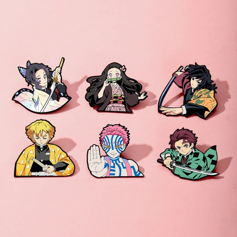 6pcs Demon Slayer Kimetsu No Y - огляд і ціна Anime Merchandise Bag