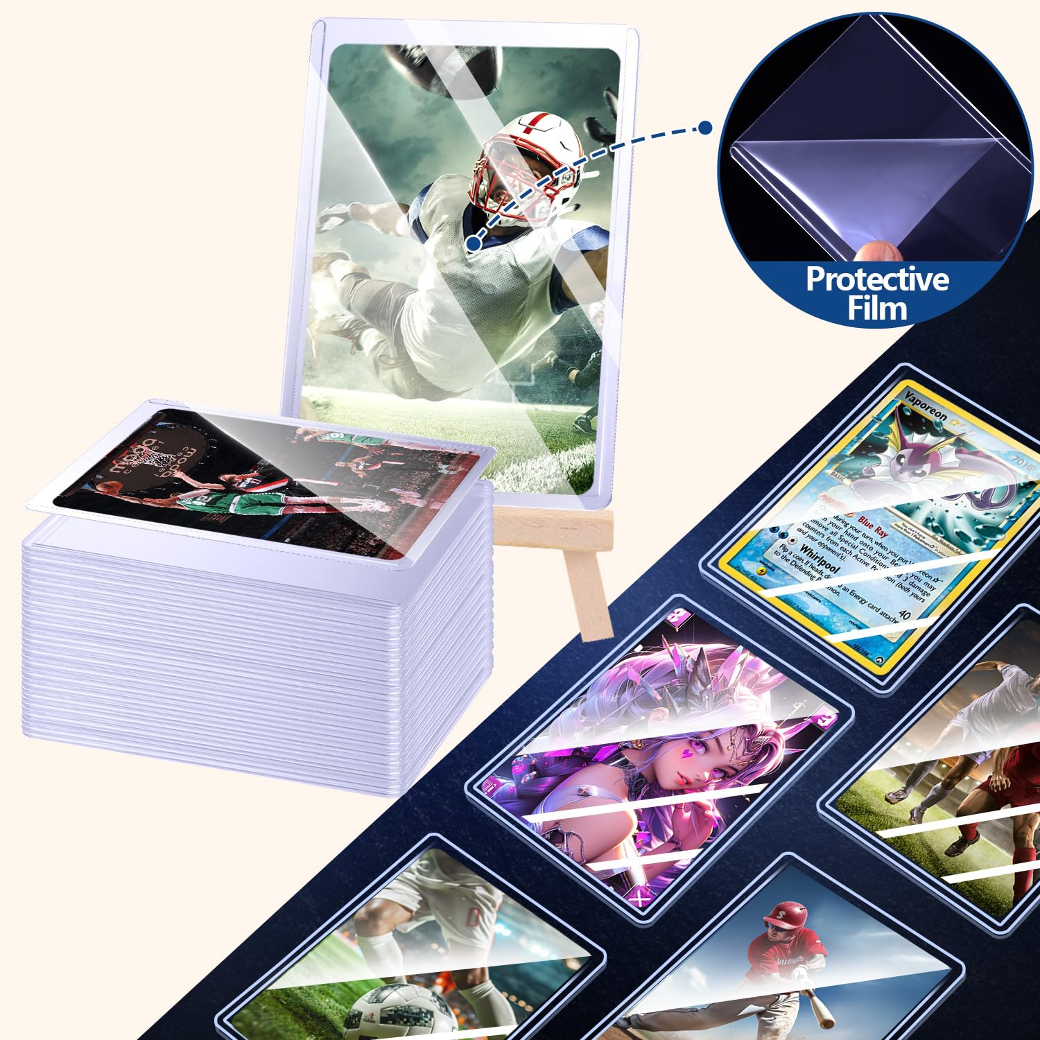 25-50pcs Hard Card Sleeves Ant - огляд і ціна Collector Card Sleeve
