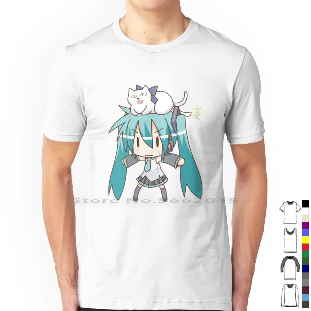 Miku T Shirt 100% Cotton Kawai - огляд і ціна Anime Girl Merchandise