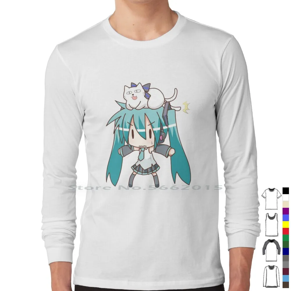 Miku T Shirt 100% Cotton Kawai - огляд і ціна Anime Girl Merchandise