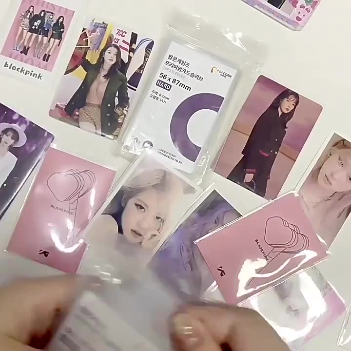 50/100Pcs Korean Card Holder P - огляд і ціна Collector Card Sleeve